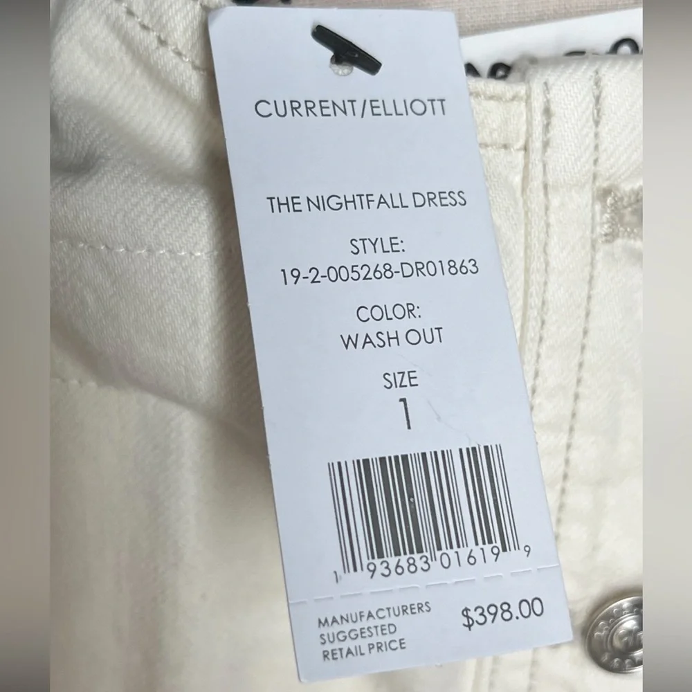 CURRENT/ELLIOTT NWT DENIM THE NIGHTFALL DRESS - - Picture 14 of 15